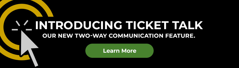 A banner image of Ticket Talk. A new Delmarva811 feature